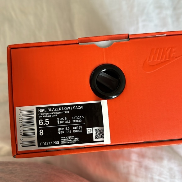 Men’s Nike Blazer Low / Sacai - Picture 6 of 7